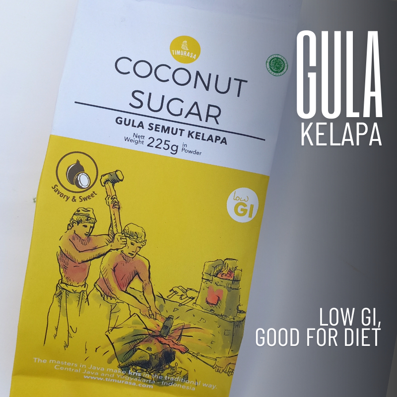 

Gula Kelapa Bubuk Premium Asli Timurasa - Crystal Coconut Sugar 225g Manis Alami Low GI