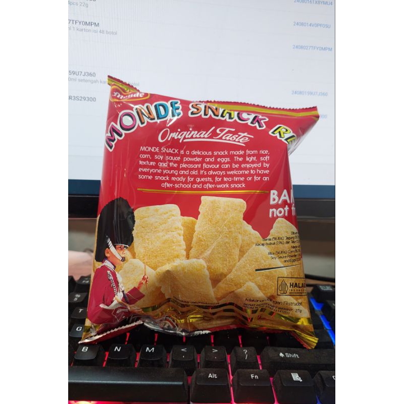 

Monde snack original Taste