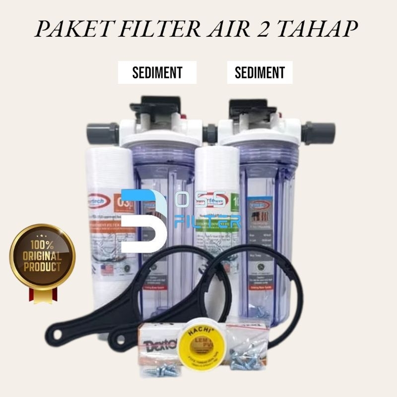 PAKET FILTER AIR SUMUR 2 TAHAP - (SEDIMENT-SEDIMENT)