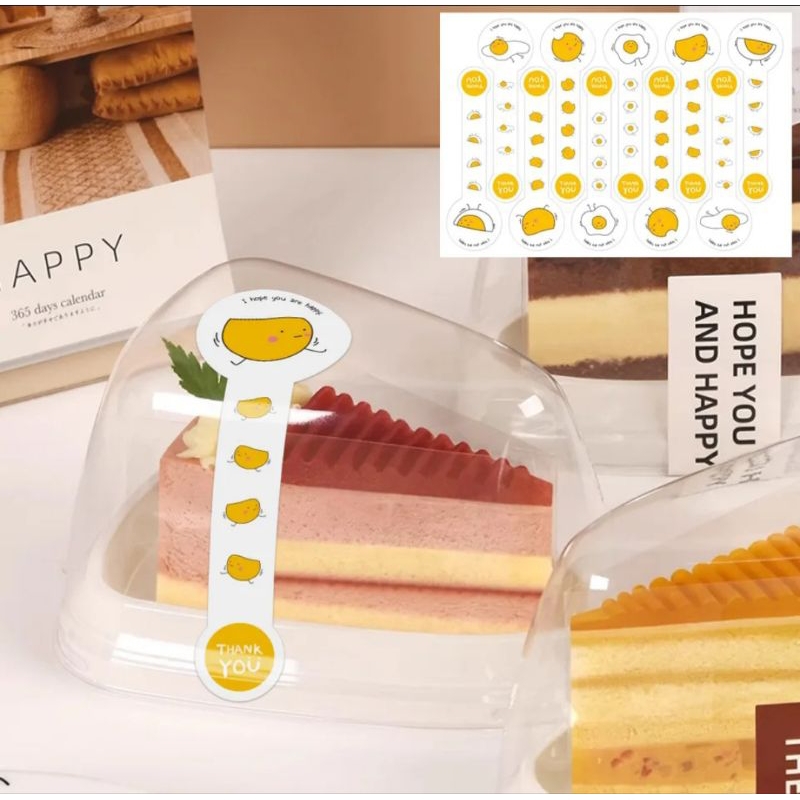 

( 5 Lembar = 50 Pcs ) Stiker Segel Label THANK YOU