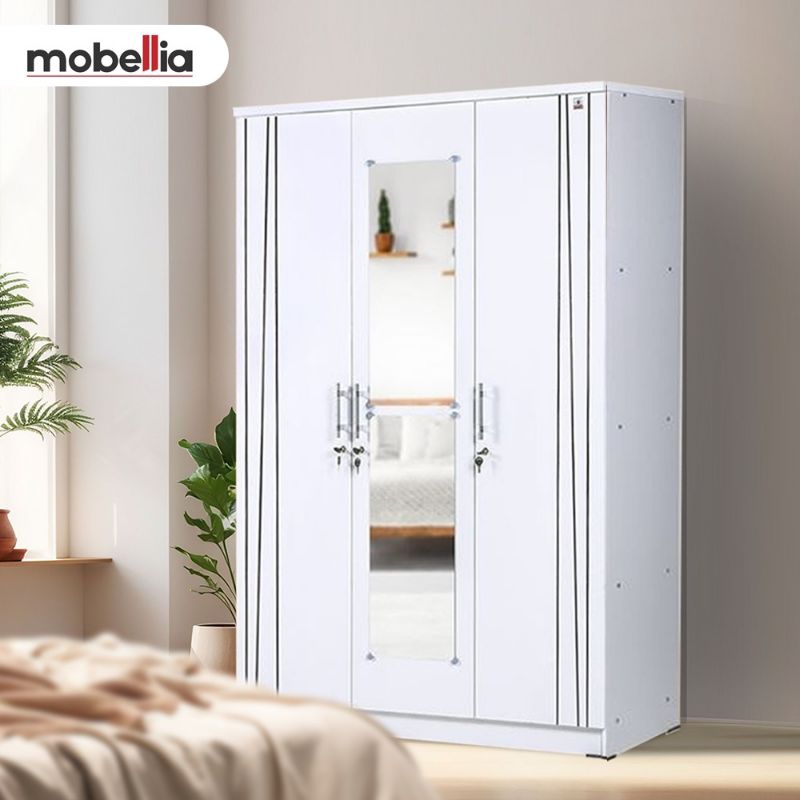 olympic Lemari  pakaian  putih minimalis