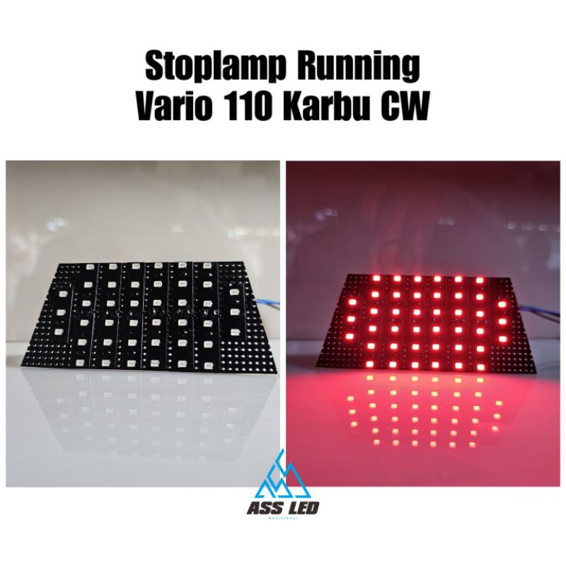 Stoplamp Running Vario 110 Karbu cw / Varla 11 mode wajib DC led strip