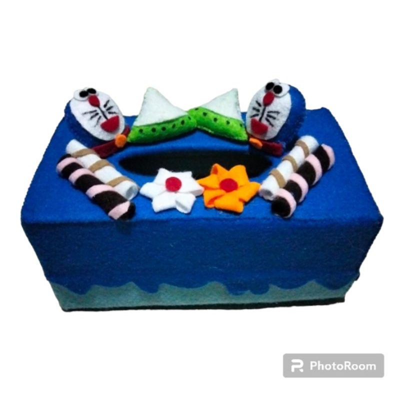 Tempat tissue dari kain flanel