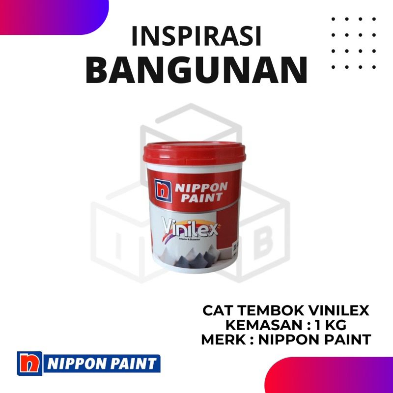 Vinilex 5000 / Vinilex Kembang Cat Tembok Interior dan Ekesterior 1kg vinilex 1 kg