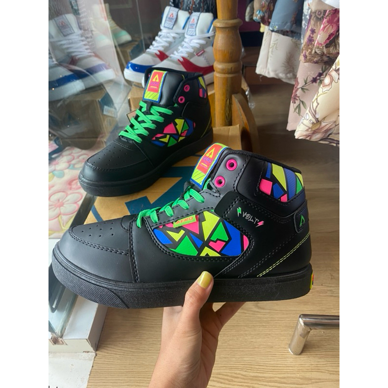 ORIGINAL AEROSTREET HOOPS VOLT HITAM SIZE 39 41 42 43 44
