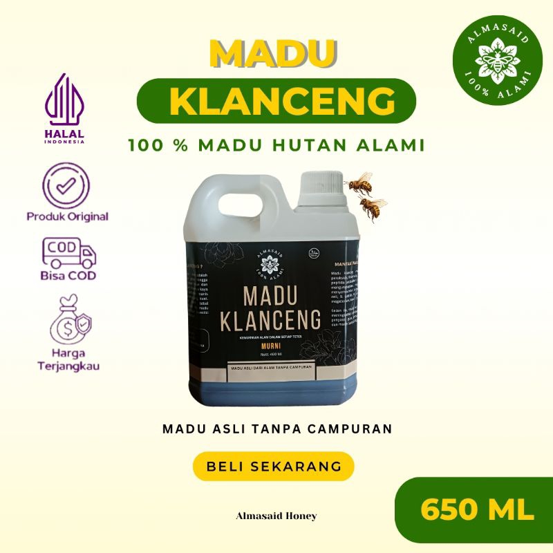 

Madu Klanceng Asli Hutan 100% Original Murni