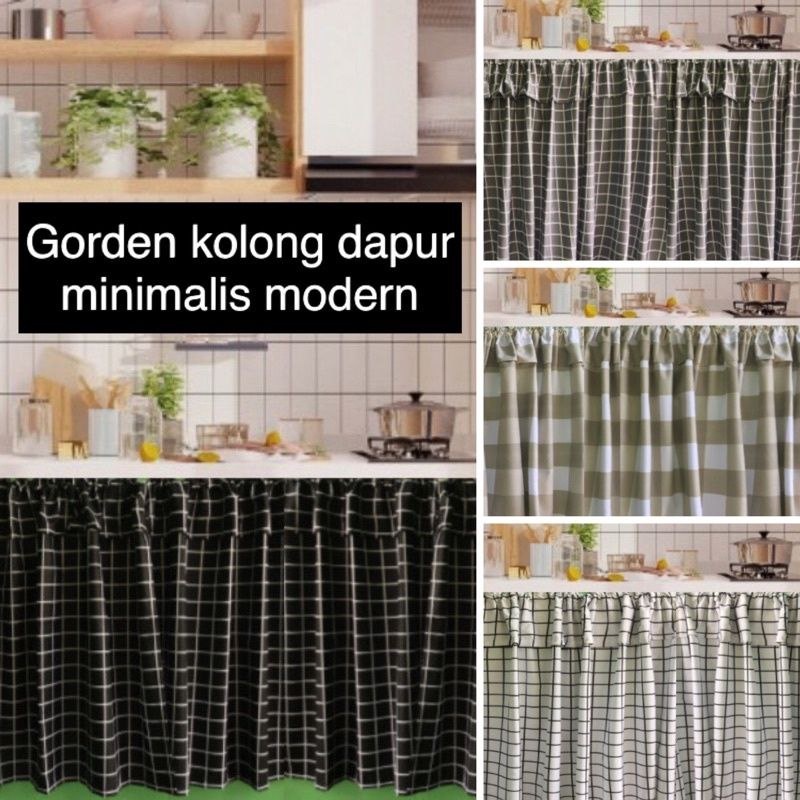 GORDEN KOLONG DAPUR / HORDENG KOLONG / GORDEN KOLONG MEJA SINK / TIRAI MEJA KOMPOR
