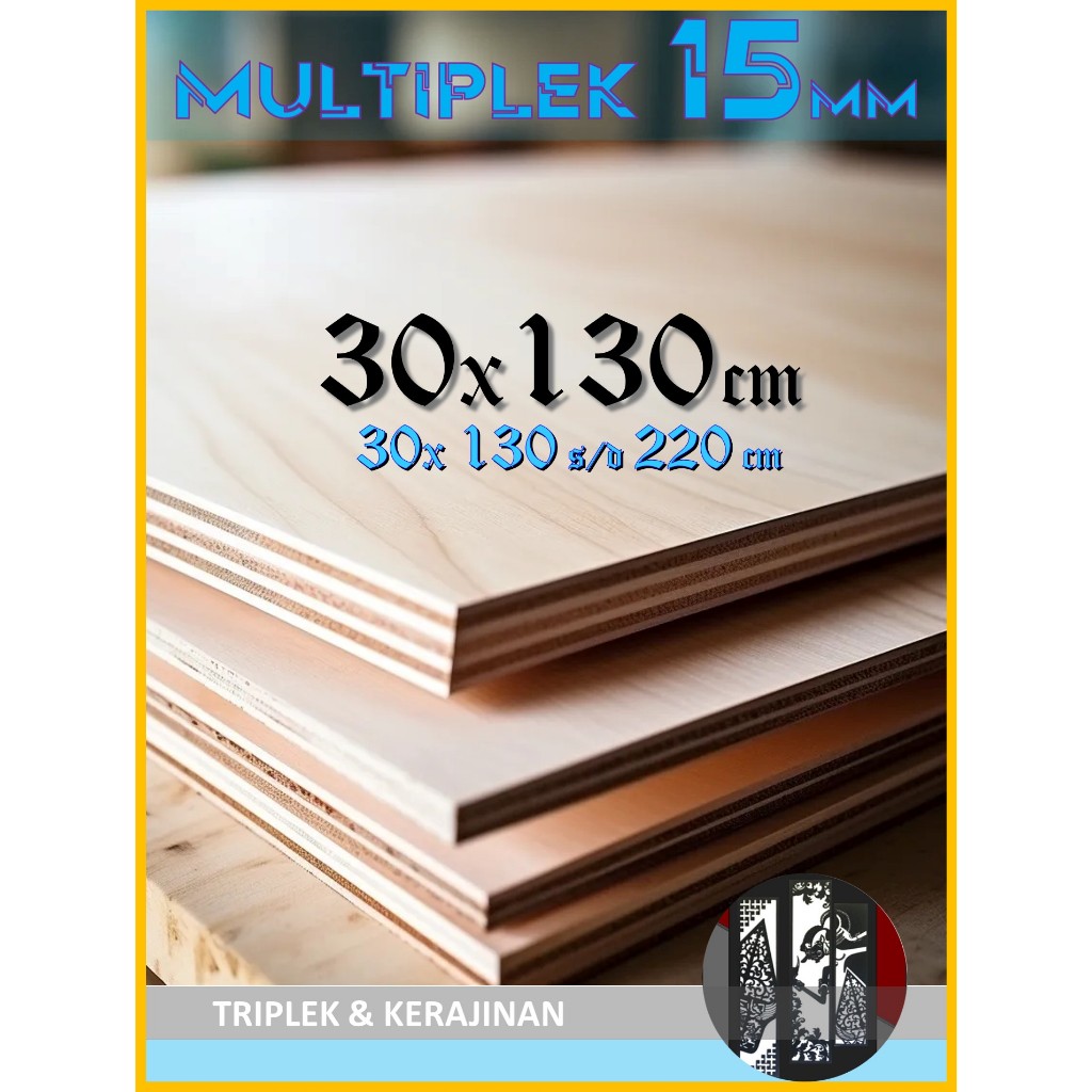 Multiplek | Triplek 15mm 30 x (130 s/d 220 cm) || Triplek | Multiplek 15 mm