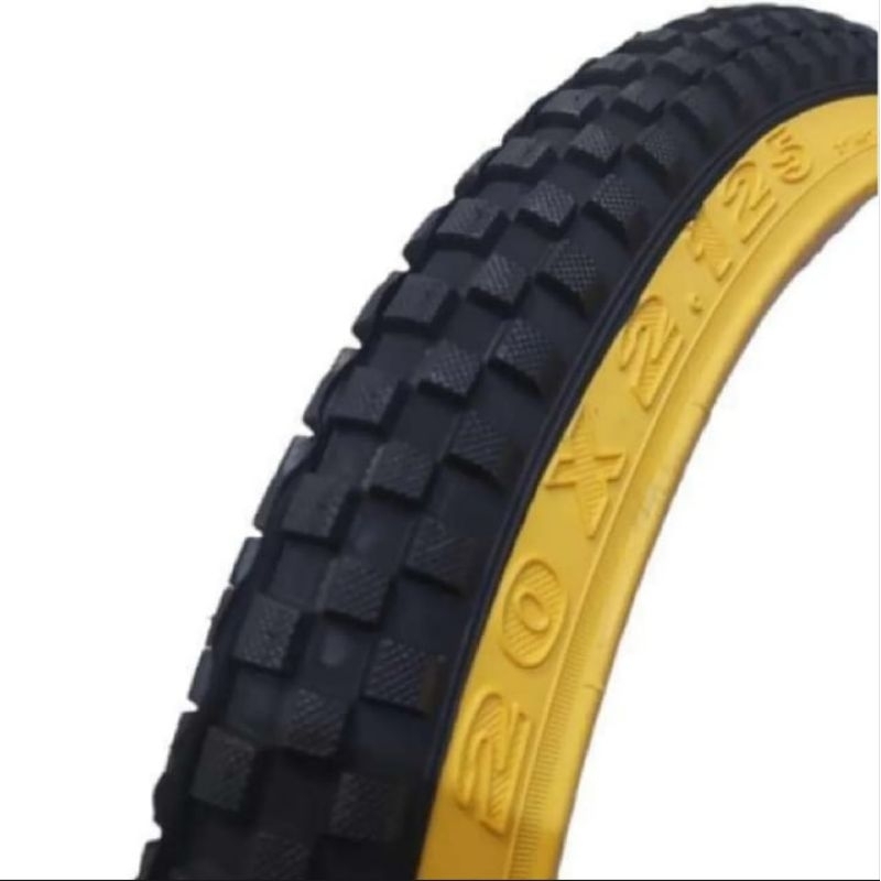 Ban Luar sepeda 20x2.125 SWALLOW Kuning Hitam - Ban luar sepeda - Ban luar sepeda 20 - Ban luar sepe