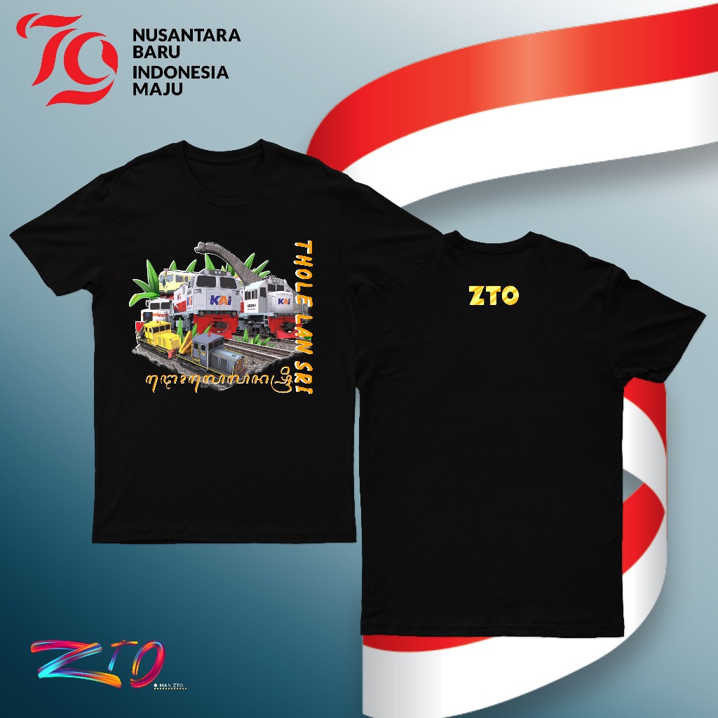 Kaos Thole Lan Sri Javanese Dan Railfans Indonesia | Iman Zto