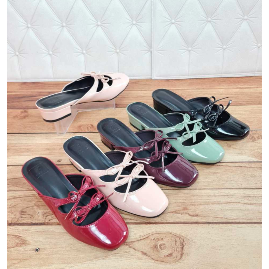 SEPATU SLOP WANITA | SEPATU FLAT IMPORT PREMIUM FASHION KOREA ELEGAN SIMPLE CASUAL PK 05