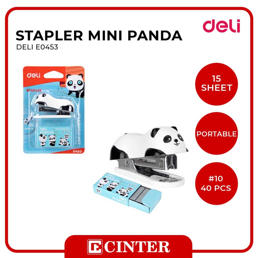 

DELI - HEKTER / STAPLER MINI BLISTER + ISI STAPLES NO.10 E0453