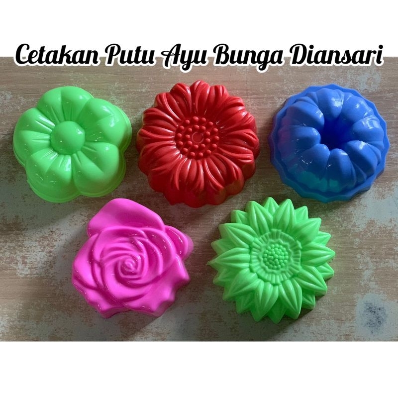 CETAKAN PUTU AYU DIANSARI / CETAKAN AGAR AGAR KECIL BUNGA / CETAKAN PUDING | PERLUSIN