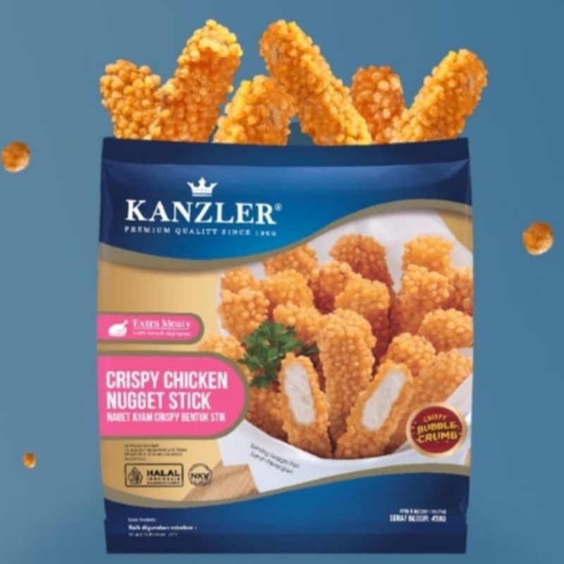 

Kanzler Crispy Stick Chicken Nugget 450gr