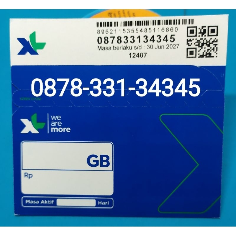 Nomer Cantik XL NOCAN XL