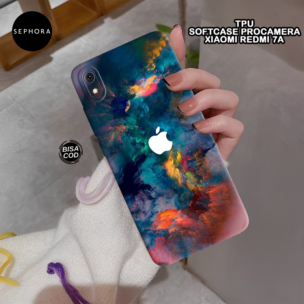 Softcase Xiaomi Redmi 7A Terbaru - Fashion Case Logo IP - Case Xiaomi Redmi 7A - Case Pro Camera - C
