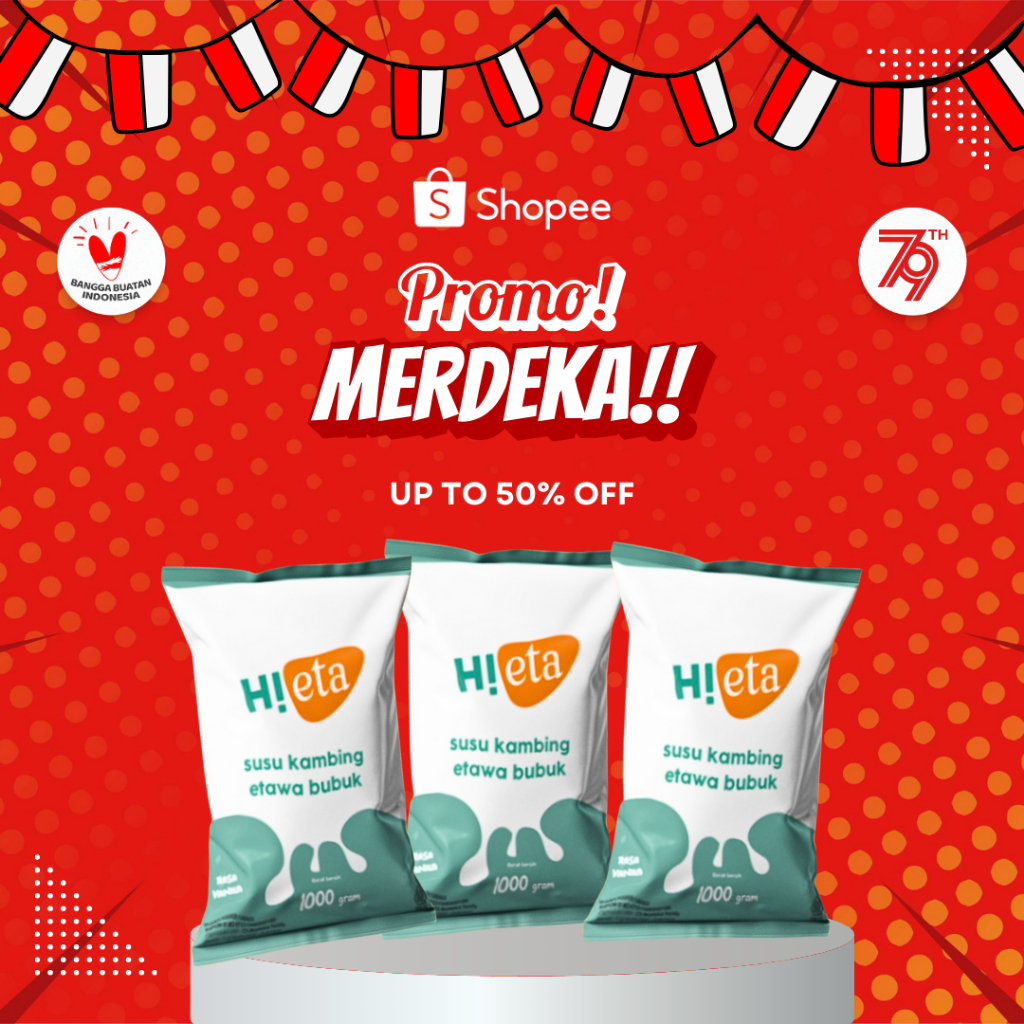 

Susu Kambing Etawa Bubuk - Rasa Vanila - PAKET 3 - HiEta