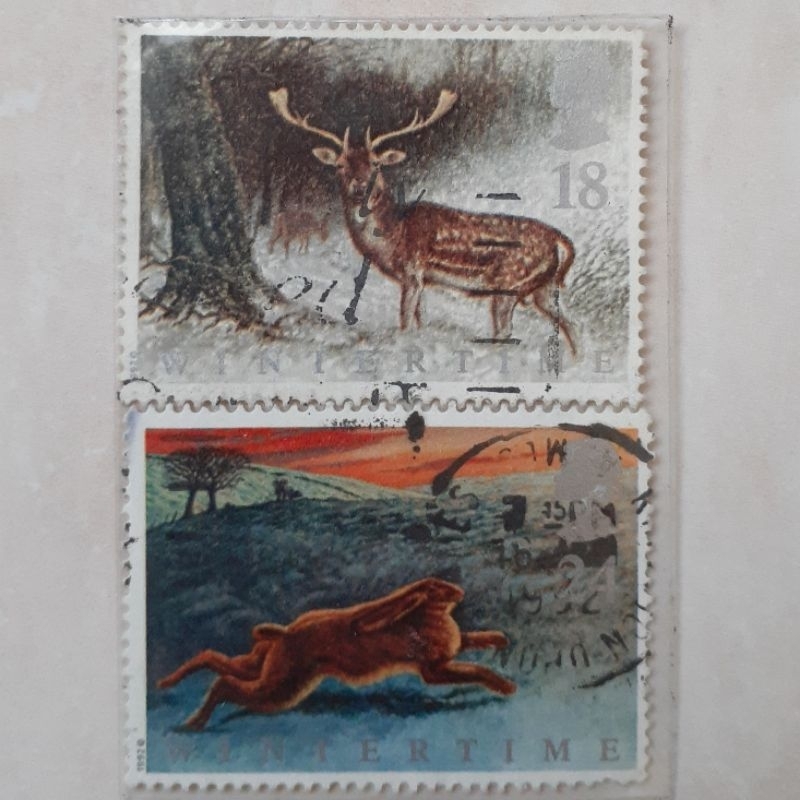 

Perangko Inggris Britania Raya & Irlandia Utara The Four Seasons: Wintertime Tahun 1992 set 2pcs