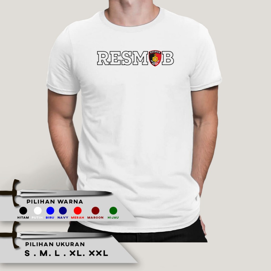 Kaos Baju RESMOB Polda Polisi Keren