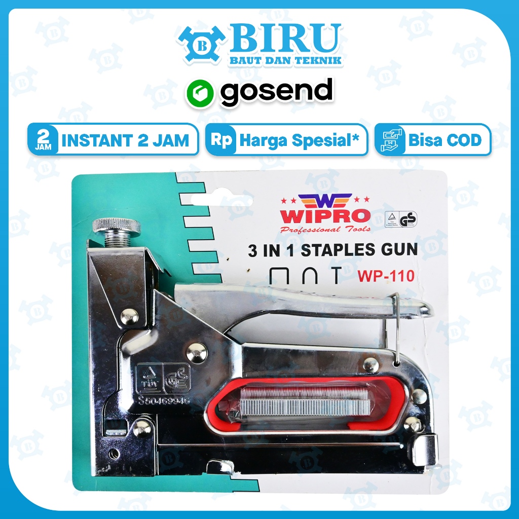 

WIPRO Staples Stapler gun / Staples Tembak 3 in 1 WP110