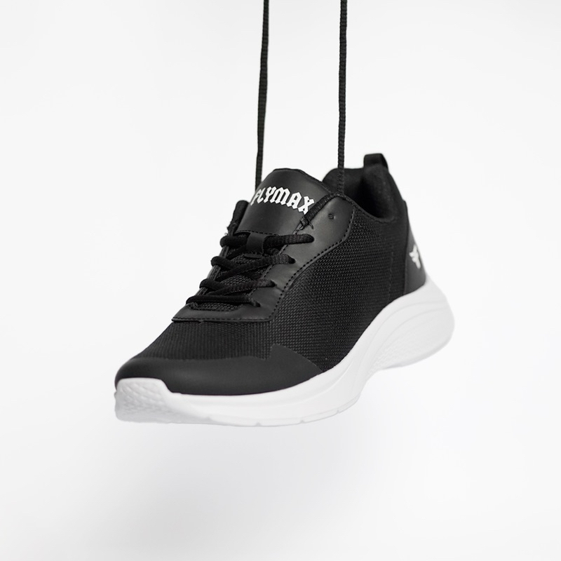 Flymax Easy Walk Black White / Sneakers / Sepatu sekolah / Sepatu Sport / Sepatu Kuliah