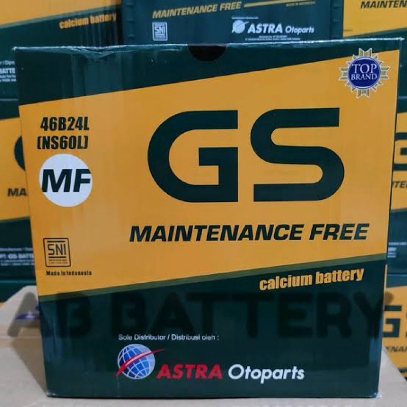 AKI GS MF UNTUK NISSAN GRAND LIVINA 1.5L (XV), LATTIO, LIVINA (XR/X-GEAR), NEO SUNNY, SENTRA, SUNNY,