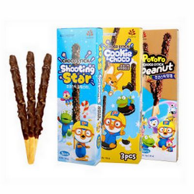 

3PACK Pororo Choco Stick Cemilan Biskuit Coklat