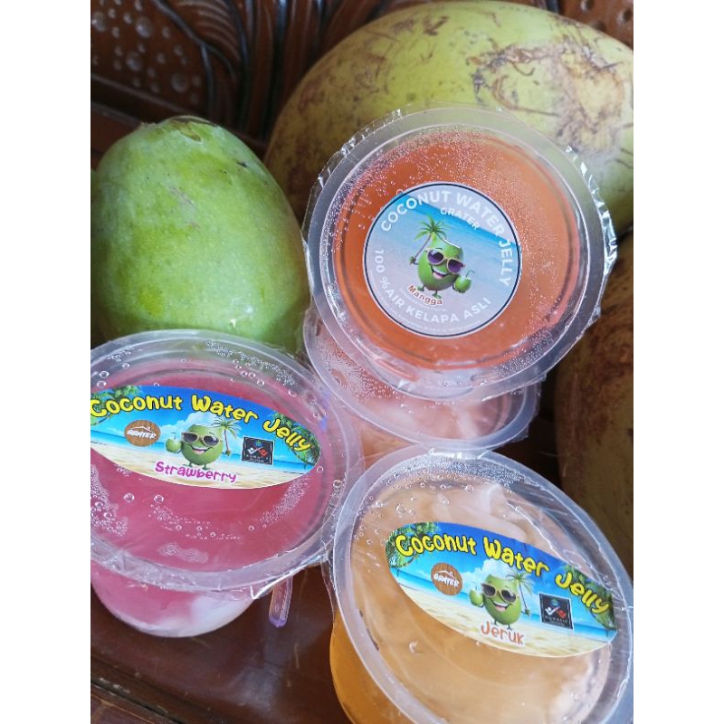 

Coconut water jelly varian rasa 200 gram