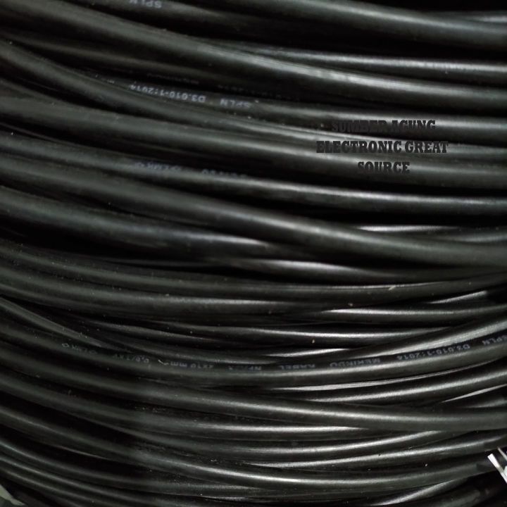 KABEL DX UDARA PLN 2X10 KABEL TWIST PLN HITAM HARGA METERAN - SNI / 1 METER