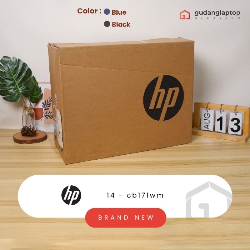 NEW HP Stream 14 - cb171wm Garansi 1th Intel N4020 4GB/192GB 14 inch HD Win10 Original