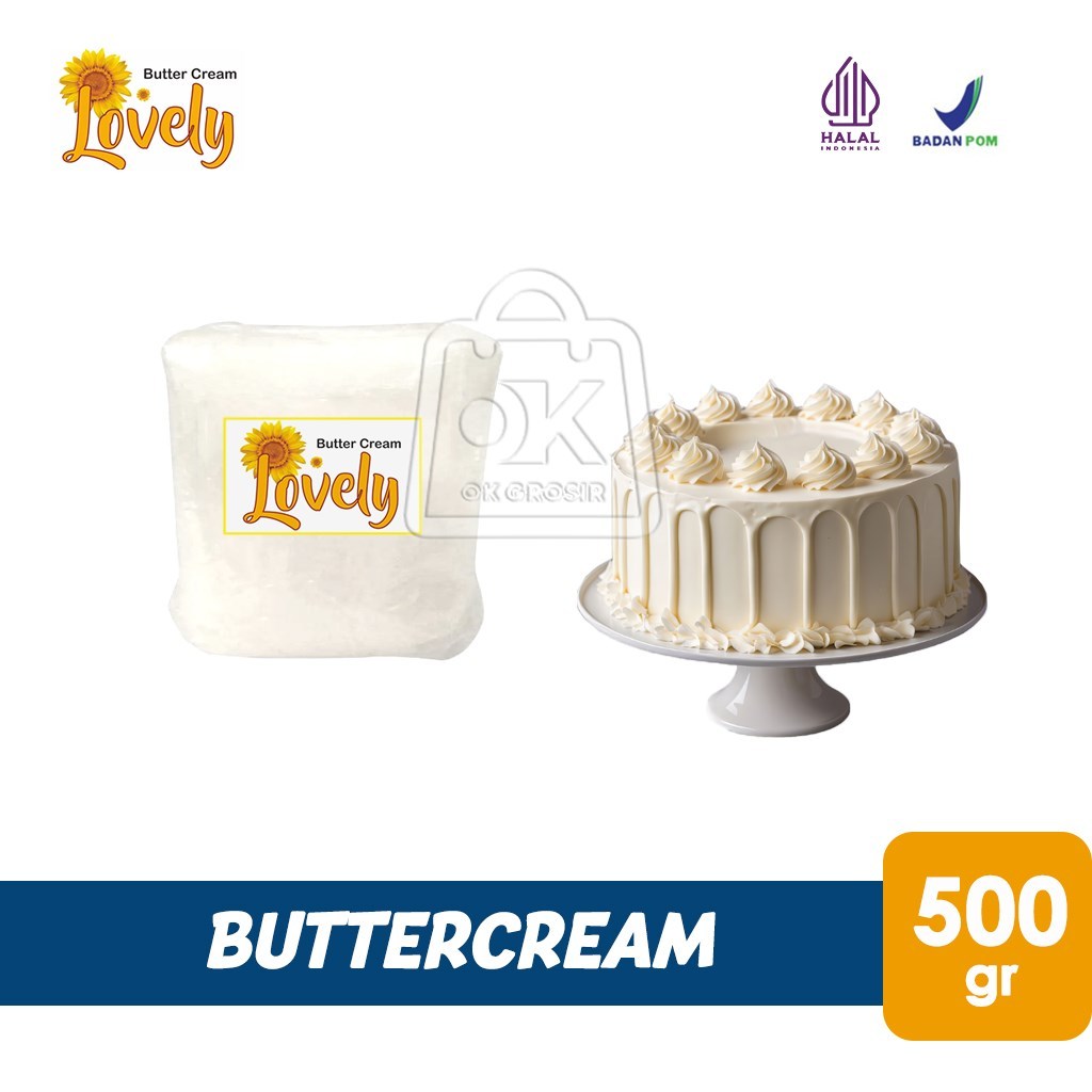 

Buttercream (500 gr)