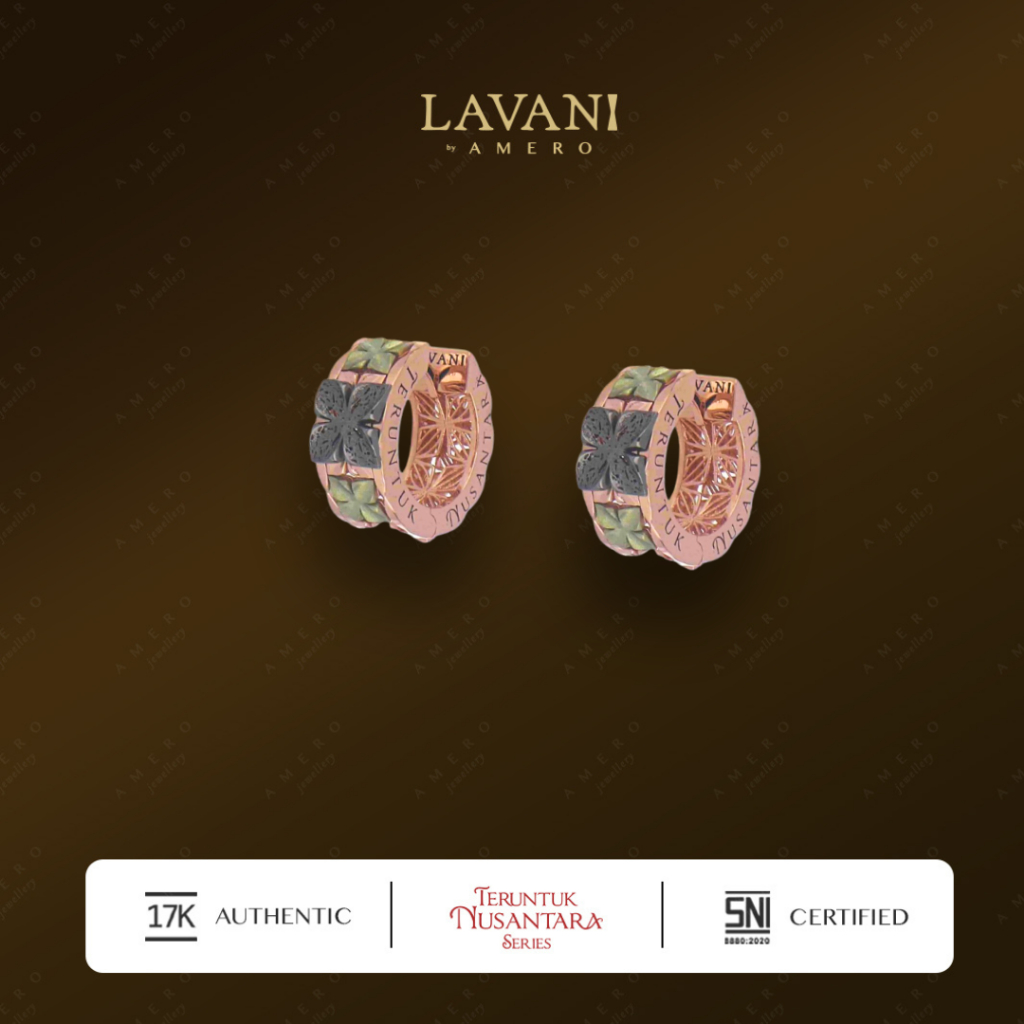 Lavani Teruntuk Nusantara Santika Anting Emas 17K