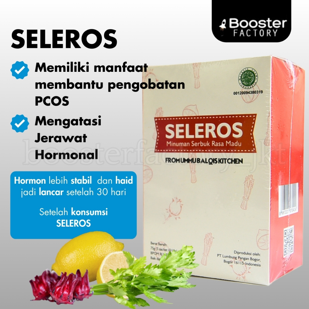 

Booster Factory Seleros - Minuman Pelancar Haid Seledri Lemon Rosella Madu
