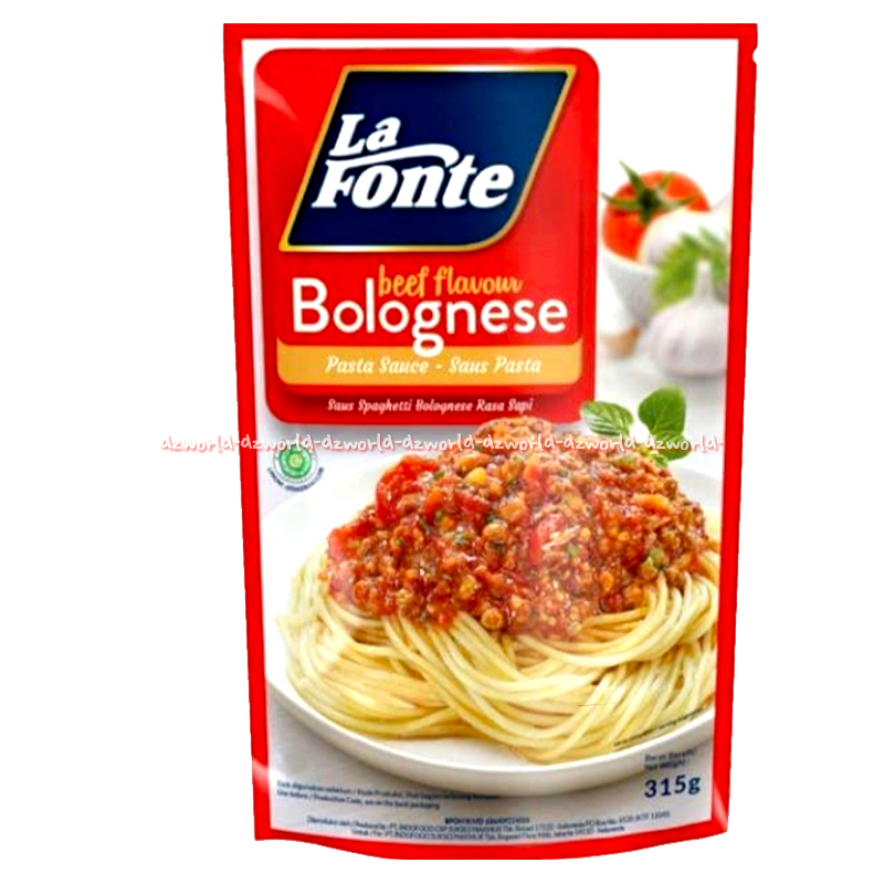 La Fonte Bumbu Spaghetti 315gr La Fonte Bolognese Saus Spageti Lafonte Bolonaise Bolog Nase