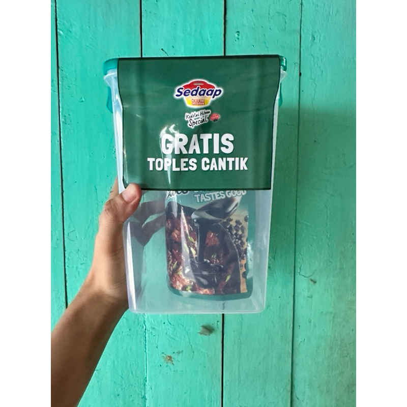 

kecap sedap 728ml free toples box