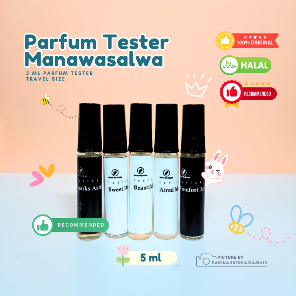[Tester] parfum Mana wa Salwa Parfum Tester 1 ml dan 5 ml