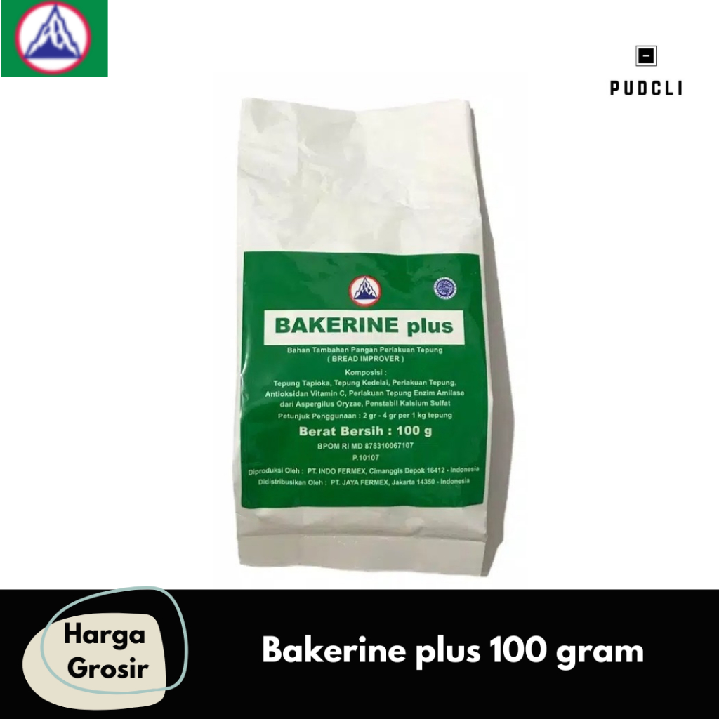 

Bakerine PLus 100 gram Kemasan hijau
