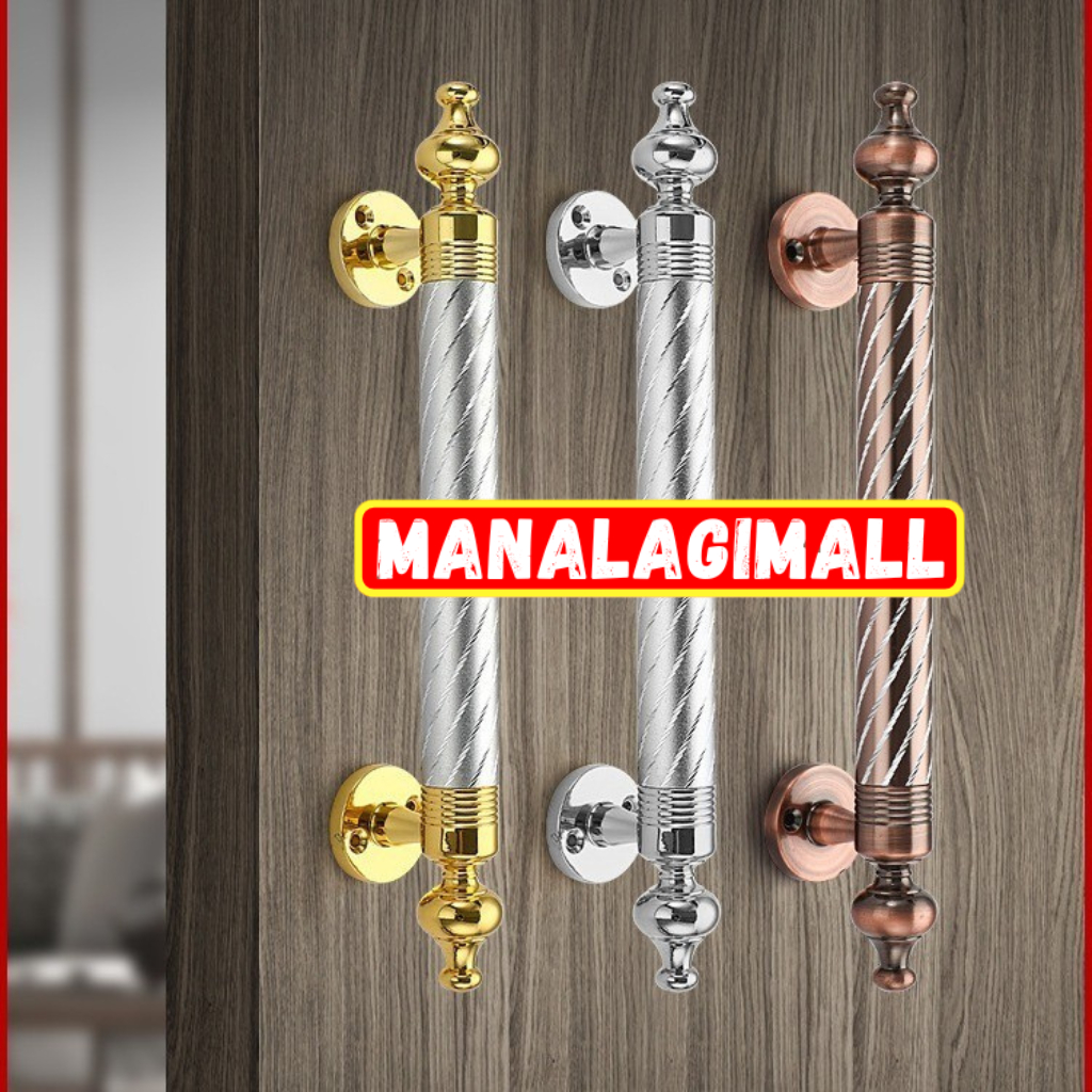 handle pintul kaki tembus SPB 45cm 60cm gagang taruikan pintu minimalis model terbaru murah mewah / 