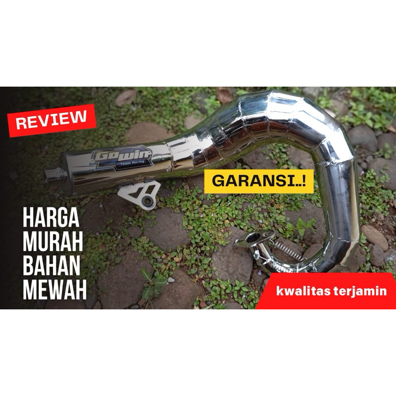 knalpot goped scooter stenlis mesin 2tak