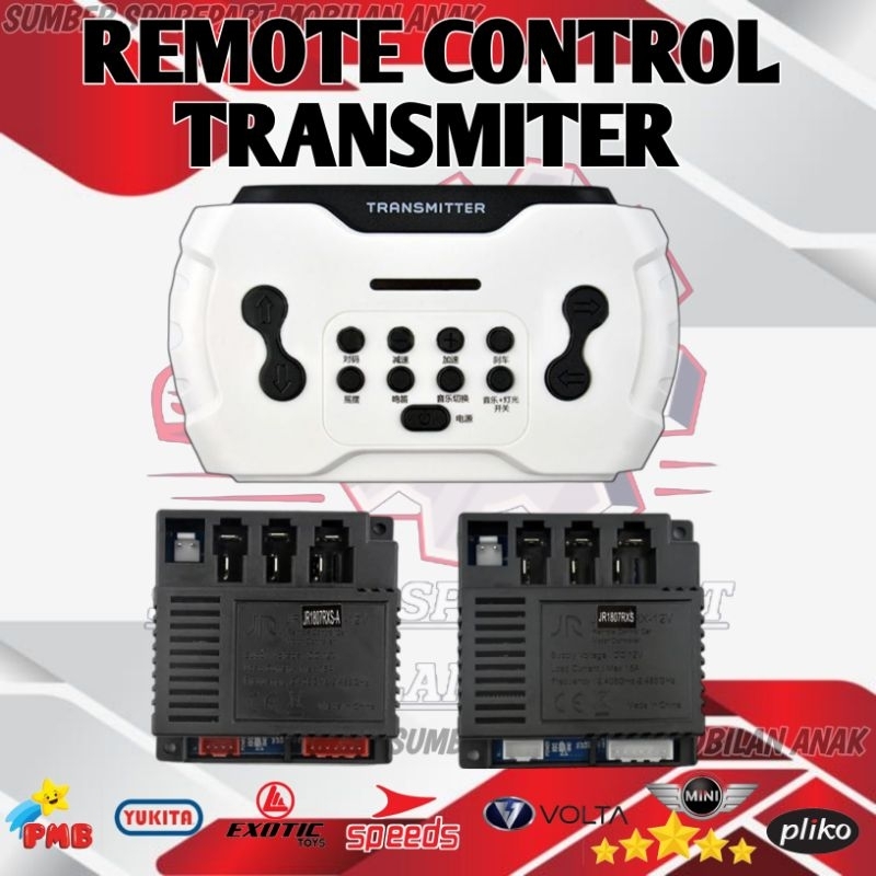 REMOTE CONTROL TRANSMITTER JR1807 RXS-A MOBIL MOBILAN AKI ANAK MOTOR MOTORAN AKI ANAK PLIKO YUKITA P