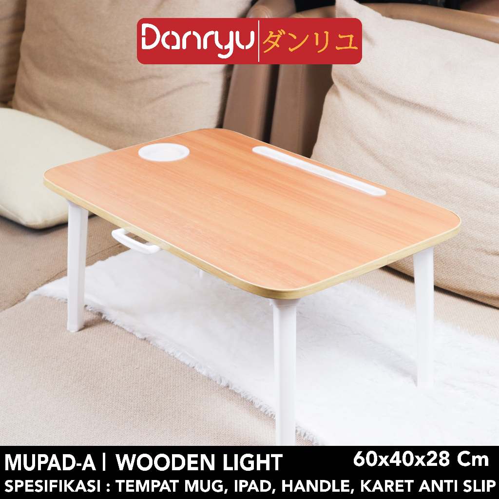 DANRYU Meja Lipat Mupad A / Meja Laptop / Meja Lipat Portable / Meja Lipat Meja Lipat Laptop / Meja 