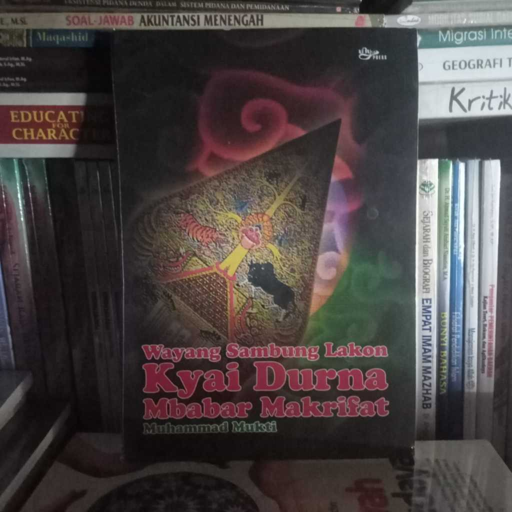 Buku Wayang Sambung Lakon Kyai Durna Mbabar Makrifat - Muhammad Mukti UNY Press Ori Terapibuku