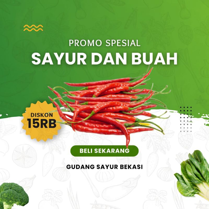 

Cabe Merah Keriting 100 gr / 250 gr