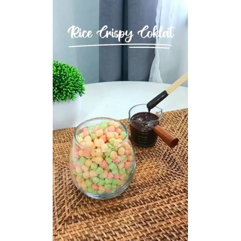 

nyam nyam jar rice crispy cup 100ml aneka rasa krispy repack ecer snack camilan kering