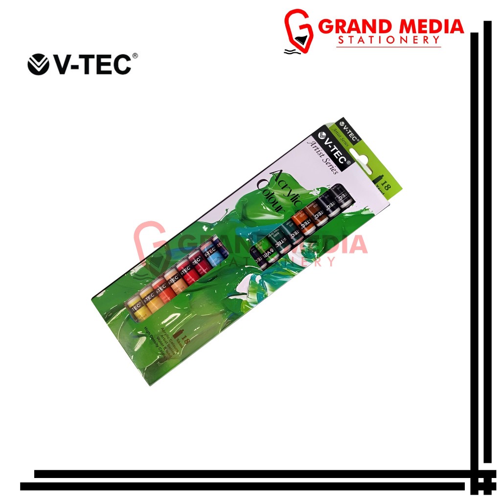 

[GRAND MEDIA] CAT ACRYLIC V-TEC 18 WARNA 6 ML VT-618/A