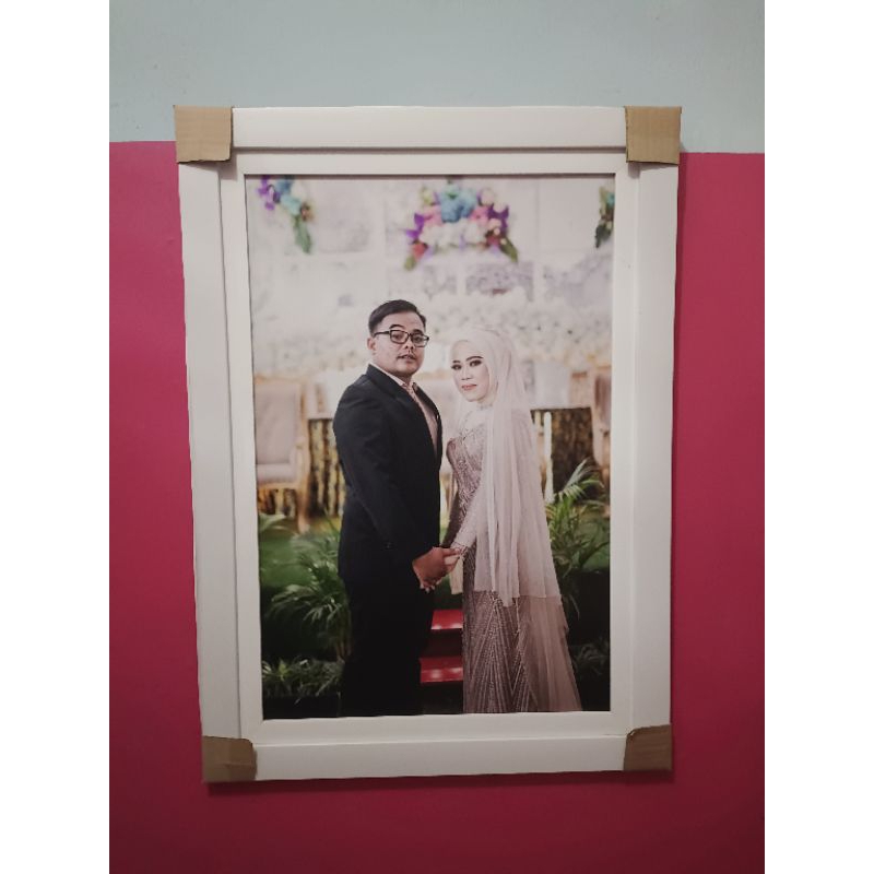 CETAK FOTO KANVAS + FRAME UKURAN 16R (40X60)