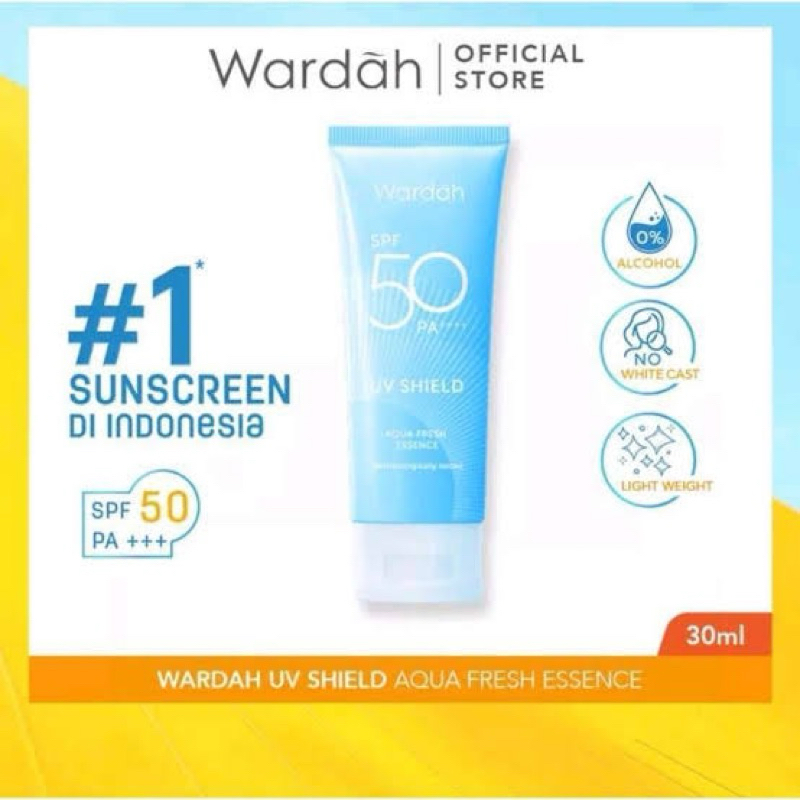 Wardah UV Aqua Fresh Essence SPF 50 Sunblock - SUNSCREEN WARDAH MURAH