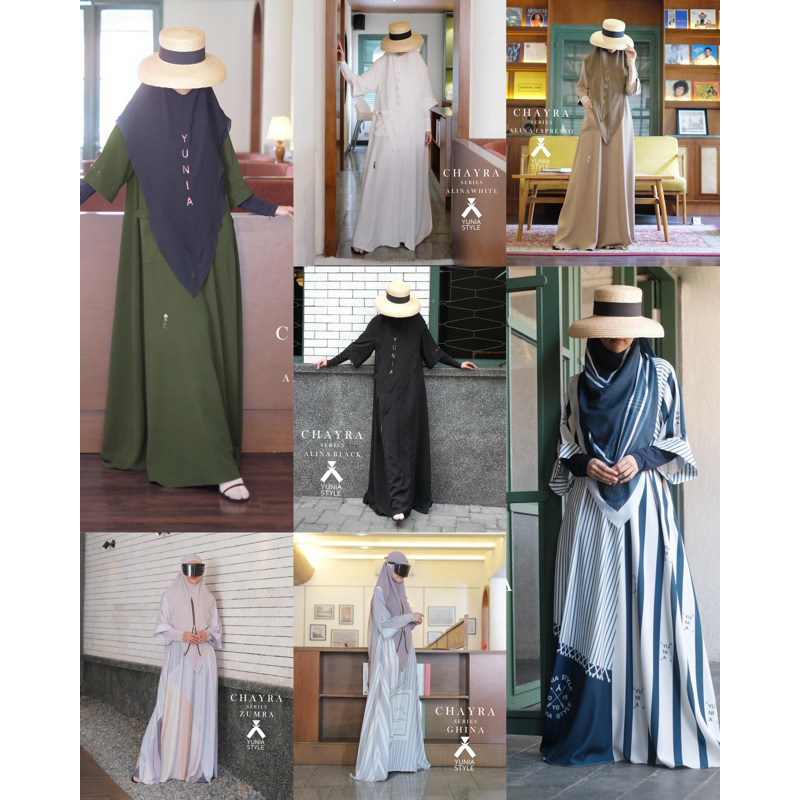 (YUNIA STYLE)  GAMIS SYARU”CHAYRA SERIES” BY YUNIA STYLE