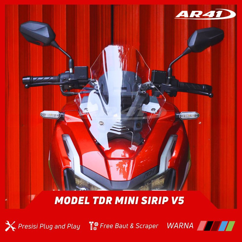 Windshield Visor ADV 150 cc. Visor ADV 160 cc. Visor Adv TDR MINI STREET V2 OCITO CARBU Taring Cybor
