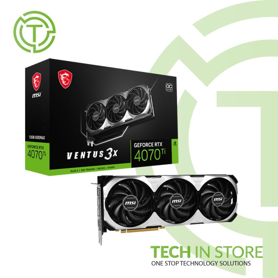 VGA Card MSI GeForce RTX 4070 Ti VENTUS 3X 12G OC - 12GB GDDR6X